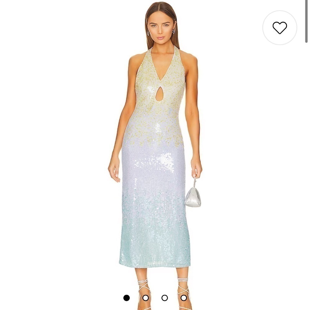 YAURA Kitan Dress in Ombre Sequin
